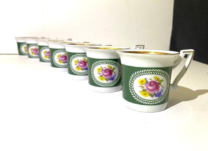 Bavaria - Koffieservies - Médaillon Pivoine - Porselein, Antiek en Kunst, Antiek | Meubels | Tafels