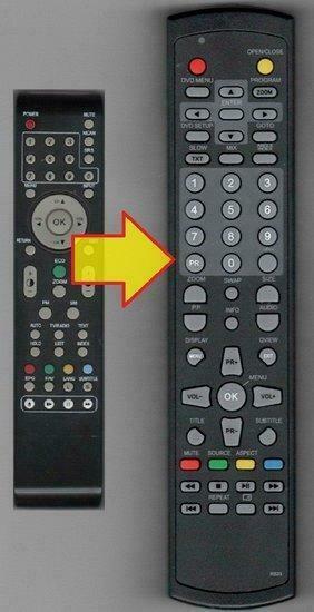 Xyron 32ECO81 afstandsbediening ALTERNATIEF, Audio, Tv en Foto, Afstandsbedieningen, Verzenden