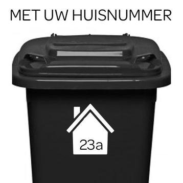 Klikosticker | huisnummersticker | 3 stuks € 6,50