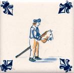 KLM Airline Business Class Delft Blue Tile Coaster - 75×75, Verzamelen, KLM Huisjes, Verzenden, Zo goed als nieuw