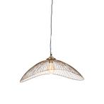 Design hanglamp messing draad 64cm - Pia, Nieuw, Overige materialen, Design, 75 cm of meer