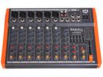 Ibiza Sound MX801 8 Kanaals Stage Mixer Studio Mengpaneel, Nieuw, Verzenden
