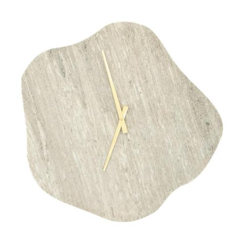 *WOONWINKEL* By-Boo Artem Marmer Klok Organische Vorm, Huis en Inrichting, Woonaccessoires | Klokken, Nieuw, Verzenden