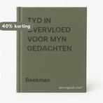 TYD IN OVERVLOED VOOR MYN GEDACHTEN 9789061344292 Beekman, Verzenden, Gelezen, Beekman