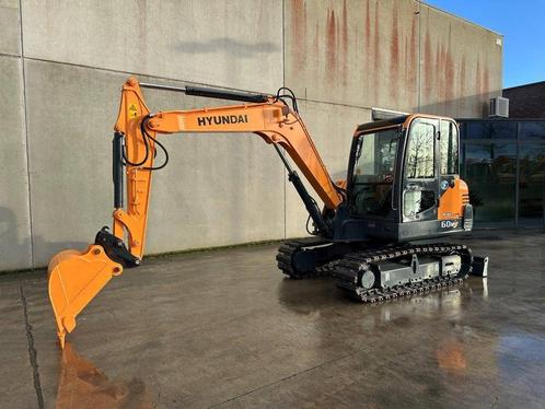 Veiling: Rupsgraafmachine Hyundai R60VS Diesel 2017, Zakelijke goederen, Machines en Bouw | Kranen en Graafmachines, Graafmachine