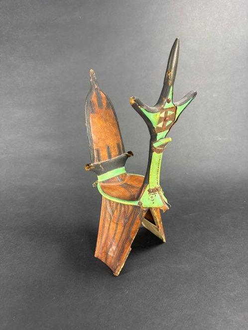 Miniatuur Touareg zadel - Tuareg - Niger, Antiek en Kunst, Kunst | Niet-Westerse kunst