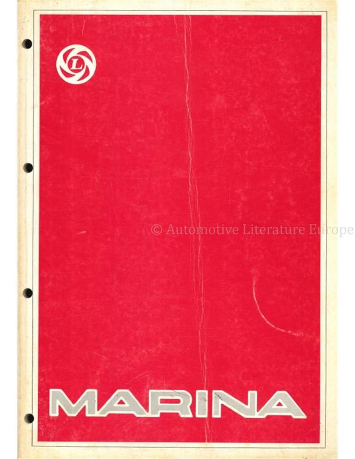 1976 MORRIS MARINA WERKPLAATSHANDBOEK NEDERLANDS, Auto diversen, Handleidingen en Instructieboekjes