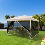 TRUUSK Vouwpaviljoen Paviljoen Vouwtent Met Zijwanden Incl., Tuin en Terras, Verzenden, Nieuw