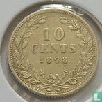 Nederland 10 cents 1898, Postzegels en Munten, Munten | Nederland, Verzenden, 10 cent, Losse munt, Goud