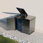 Metalen vuilnisbak box Arel - 120L - 2-Delig, Tuin en Terras, Verzenden, Nieuw