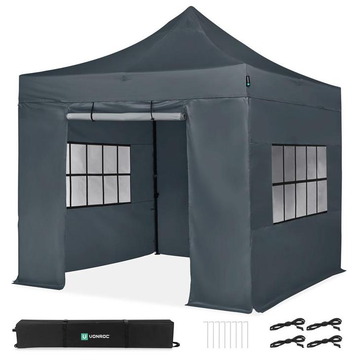 Partytent - 3x3m - Premium easy-up Partytent | set incl., Tuin en Terras, Partytenten, Nieuw, Verzenden