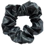 Haarspullen Donkergrijze lederlook Scrunchie, Sieraden, Tassen en Uiterlijk, Uiterlijk | Haarverzorging, Ophalen of Verzenden