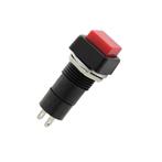 Schakelaar - 12mm - 250V AC - SPST  - Vierkant rood, Hobby en Vrije tijd, Ophalen of Verzenden, Nieuw