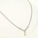 Halsketting - 14 karaat Witgoud - 0.65ct. tw. Diamant, Sieraden, Tassen en Uiterlijk, Kettingen, Nieuw