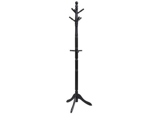 Costway Kapstok Houten Hal Tree - zwart, Huis en Inrichting, Woonaccessoires | Overige, Nieuw, Verzenden