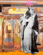 Quiona+ (1987) - Kiss Between Stops’, Antiek en Kunst, Kunst | Schilderijen | Modern