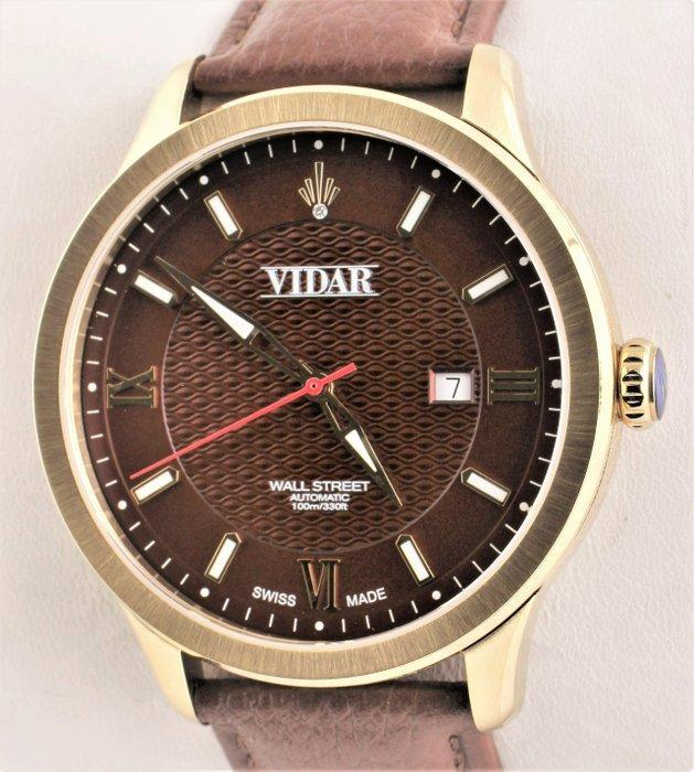 Vidar Since 1909 - Wall Street - Swiss Automatic - Two, Sieraden, Tassen en Uiterlijk, Horloges | Heren
