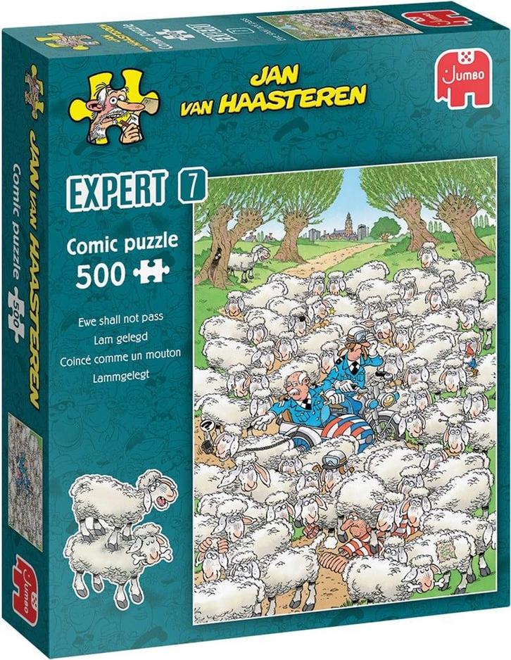Jan van Haasteren Expert 7 - Lam Gelegd Puzzel (500 stukjes), Hobby en Vrije tijd, Denksport en Puzzels, Nieuw, Verzenden