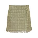 IRO • kaki tweed rok Rajane • 40 (FR42), Kleding | Dames, Rokken, Maat 38/40 (M), Verzenden, Nieuw, IRO