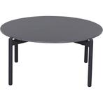 Siena Garden Roma loungetafel Ø80cm - Antraciet, Huis en Inrichting, Tafels | Salontafels, Ophalen of Verzenden, Nieuw