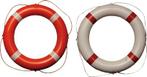 Talamex Reddingsboei PVC met Strips Wit of Oranje-Wit, Watersport en Boten, Accessoires en Onderhoud, Ophalen of Verzenden, Nieuw