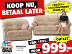 Windsor van €1949.-  voor €999.- OUTLETMODEL!, Nieuw