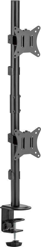 2dekans | Monitorbeugel 2 beeldschermen boven elkaar -, Computers en Software, Monitoren, Ophalen of Verzenden, Zo goed als nieuw