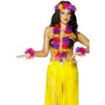 Hawaii thema verkleed kransen set - Hawaiikransen, Ophalen of Verzenden, Nieuw