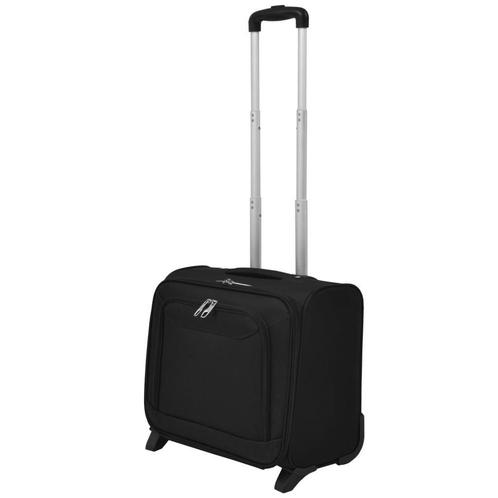 Pilotentrolley - Zwart, Waterafstotend | OP = OP, Sieraden, Tassen en Uiterlijk, Koffers, Minder dan 35 cm, Minder dan 50 cm, Nieuw