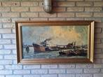 Jan Schaeffer (1923 - 2018) - Havengezicht in Rotterdam, Antiek en Kunst, Kunst | Schilderijen | Klassiek