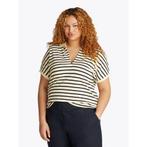 Tommy Hilfiger Curve Poloshirt CRV LYOCELL OPEN-NK POLO, Verzenden, Nieuw