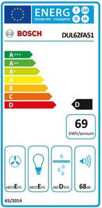 Bosch DUL62FA51 - Serie 2 - Afzuigkap - Onderbouw, Verzenden, Zo goed als nieuw