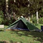 vidaXL Hangende tipi tent 1-persoons waterdicht groen, Verzenden, Nieuw, Tot en met 2