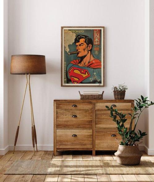 Kobalt (1970) - Montecristo - Superman (Galaxy Advertising, Antiek en Kunst, Kunst | Designobjecten