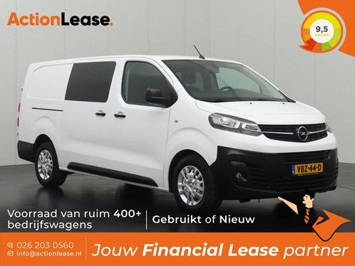 Opel Vivaro Dubbel cabine L3 H1 2019 Diesel Handgeschakeld, Auto's, Opel, Dealer onderhouden, Lease, Zwart, Handgeschakeld, Financial lease