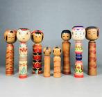 Kokeshi en Japanse antieke pop 8 - Hout - Ginzan  Hoshi