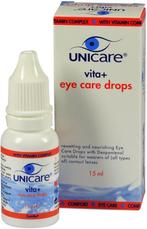 UNICARE VITA+ EYE CARE DROPS OOGDRUPPELS FLACON 15 ML, Verzenden, Nieuw