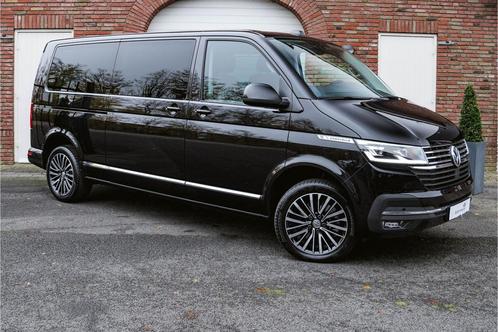 Volkswagen Transporter T6.1 2.0 TDI 204 PK DSG CARAVELLE L2H, Auto's, Bestelauto's, Onderhoudsboekje, Lease, Grijs, Automaat, Financial lease
