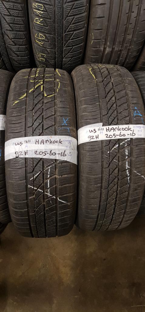 2x 205-60-16 Hankook All Season 5.5mm €30 Per Band 205 60 16, Auto-onderdelen, Banden en Velgen, 16 inch, All Season, 205 mm, Personenwagen