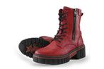 Mustang Veterboots in maat 39 Rood | 10% extra korting, Kleding | Dames, Schoenen, Verzenden, Overige typen, Mustang, Gedragen
