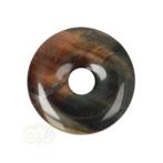 Valkenoog ( Blauwe Tijgeroog )  donut hanger Nr 9 - Ø 3 cm, Verzenden, Nieuw