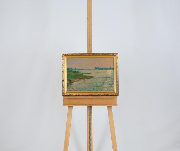 Huub van Baar (1894-1982) - De rivier, Antiek en Kunst, Kunst | Schilderijen | Klassiek