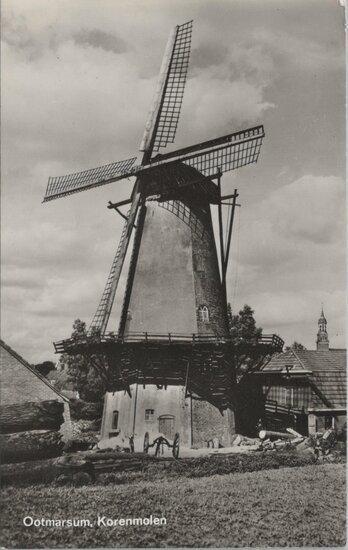 OOTMARSUM - Korenmolen, Verzamelen, Ansichtkaarten | Nederland, Verzenden