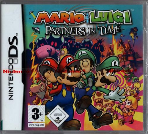 DS Mario & Luigi: Partners in Time - Red Stripe Seal (Geseal, Spelcomputers en Games, Games | Nintendo DS, Nieuw, Verzenden