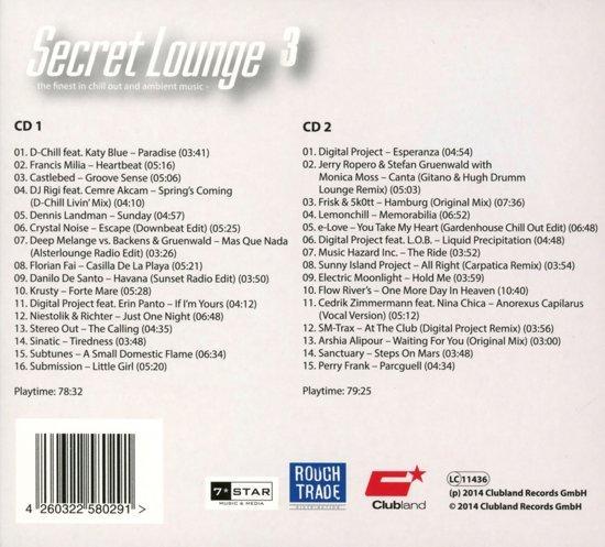 Secret Lounge 3 - CD, Cd's en Dvd's, Cd's | Overige Cd's, Verzenden