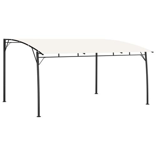 vidaXL Zonneluifel 4x3x2,55 m crèmekleurig, Tuin en Terras, Partytenten, Nieuw, Verzenden