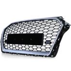 Grill Audi A3 8V RS3 look 17-20 Zwart/Zilver, Ophalen of Verzenden, Nieuw