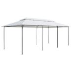 vidaXL Prieel 180g/m² 600x298x270 cm wit, Verzenden, Nieuw