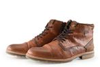 Bufflox Veterschoenen in maat 45 Cognac, Overige kleuren, Verzenden, Zo goed als nieuw, Bufflox