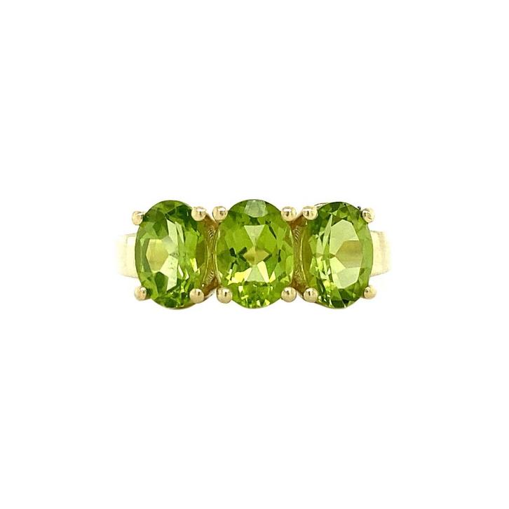 Marlene ring 14 krt - Lime, Sieraden, Tassen en Uiterlijk, Overige Accessoires, Nieuw, Ophalen of Verzenden